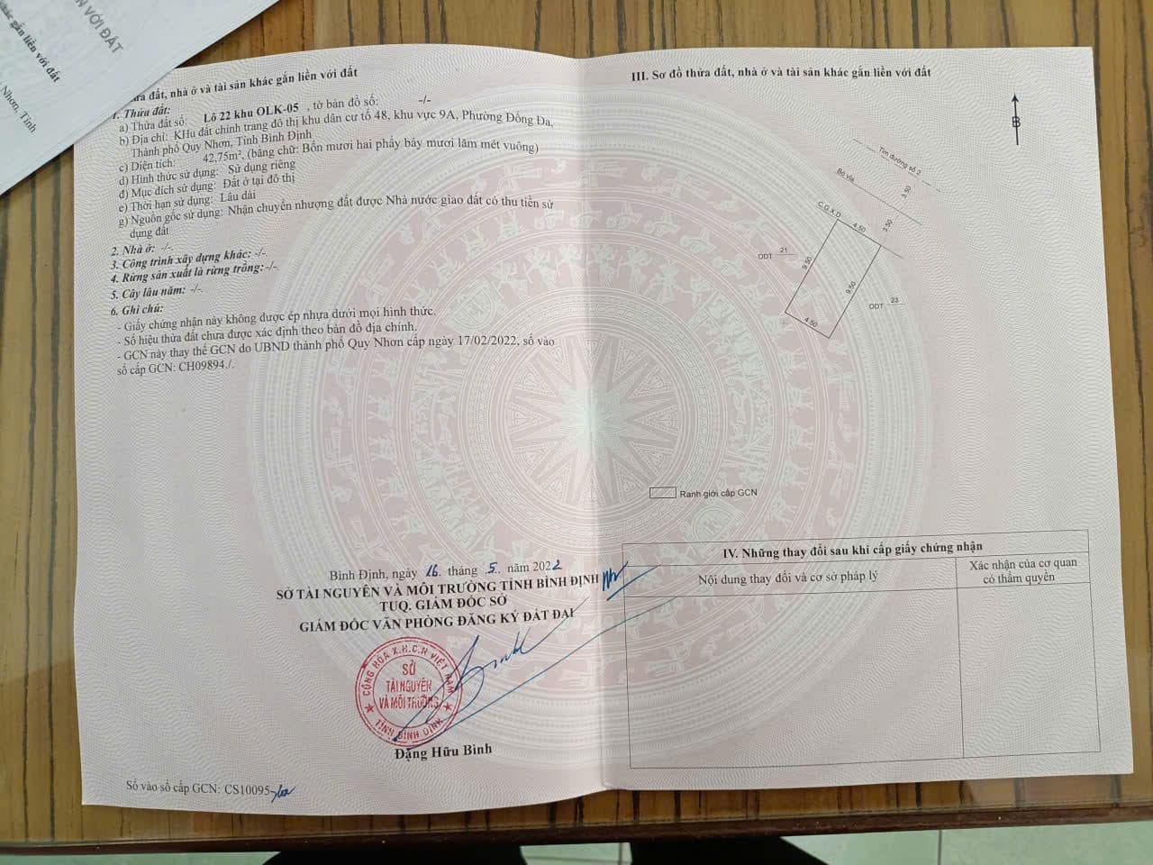 BÁN NHÀ 3 MÊ MẶT TIỀN KHU HÀ THANH - QUY NHƠN.