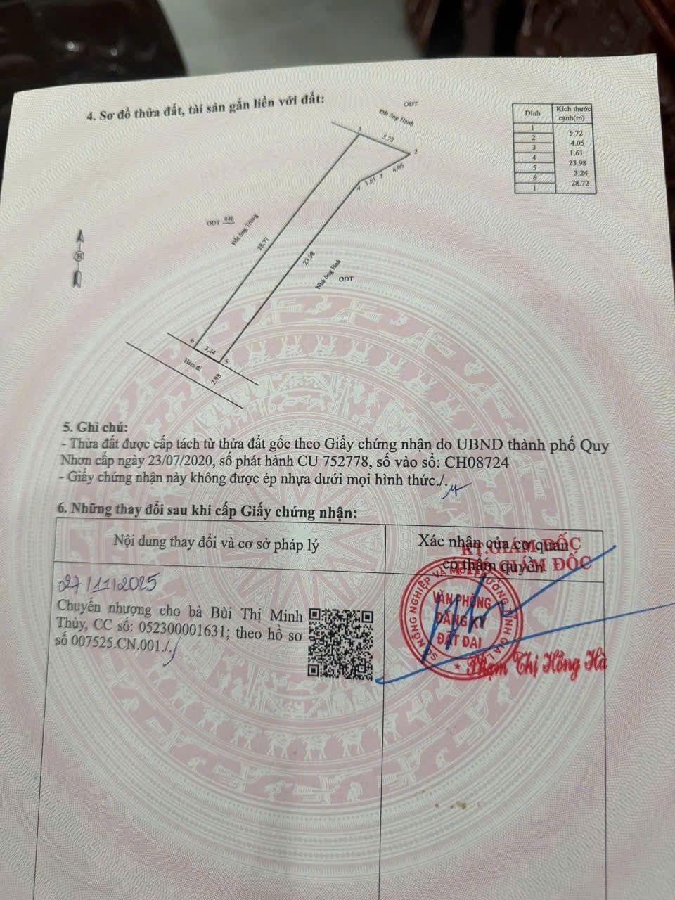  BÁN NHÀ 2 TẦNG HẺM RỘNG CẠN TRẦN HƯNG ĐẠO – QUY NHƠN
