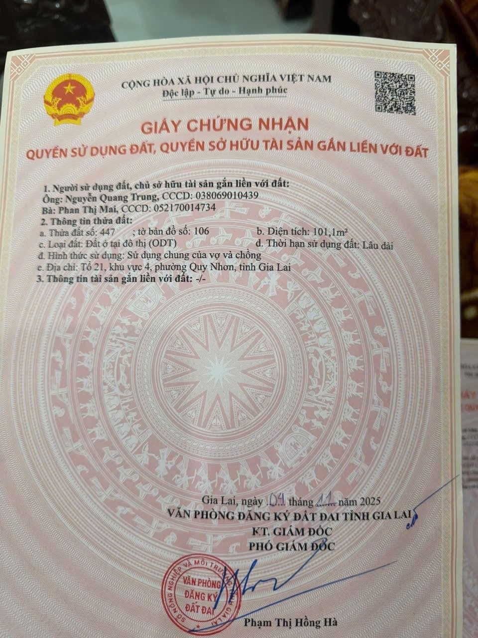  BÁN NHÀ 2 TẦNG HẺM RỘNG CẠN TRẦN HƯNG ĐẠO – QUY NHƠN