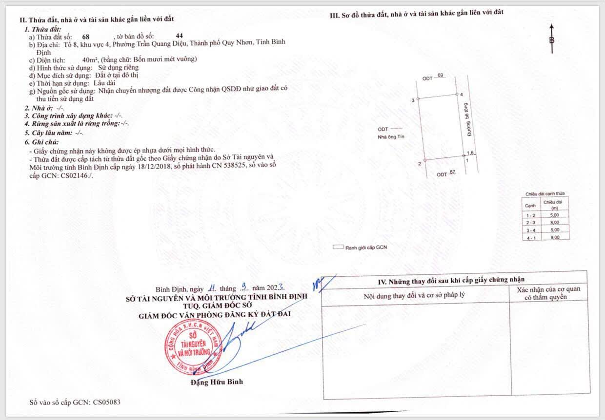 BÁN 2 LÔ ĐẤT HẺM LẠC LONG QUÂN, GẦN NGÃ BA PHÚ TÀI, QUY NHƠN.