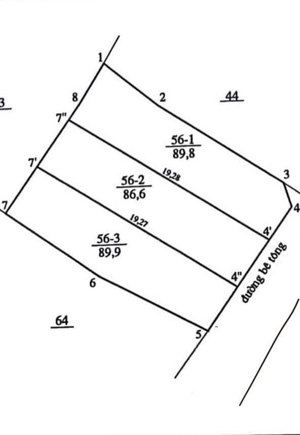 BÁN 3 LÔ ĐẤT LIỀN KỀ TUÂN LỄ - PHƯỚC HIỆP